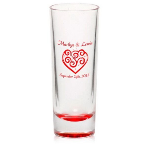 2 oz. Clear Cordial Shooter Shot Glasses