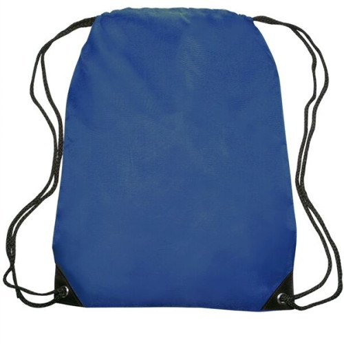 Black Trim Drawstring Bag