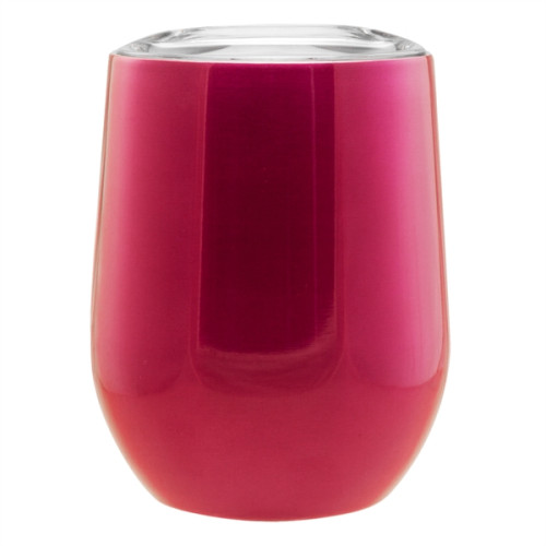 11 oz Stemless Wine Glass with Lid