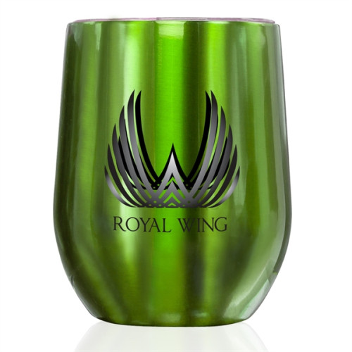 11 oz Stemless Wine Glass with Lid