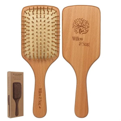 Wood Paddle Hairbrush