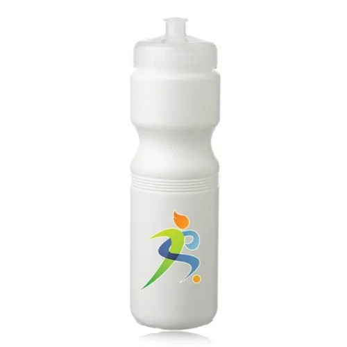 28 oz. Plastic Water Bottle with Push Cap
