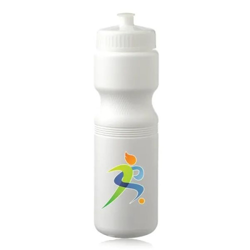 28 oz. Plastic Water Bottle with Push Cap