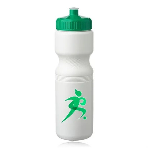 28 oz. Plastic Water Bottle with Push Cap