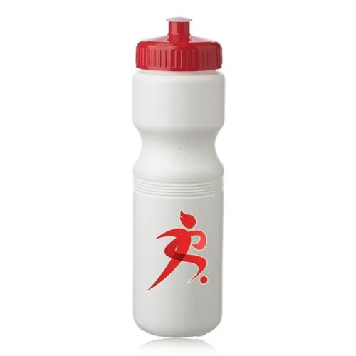 28 oz. Plastic Water Bottle with Push Cap