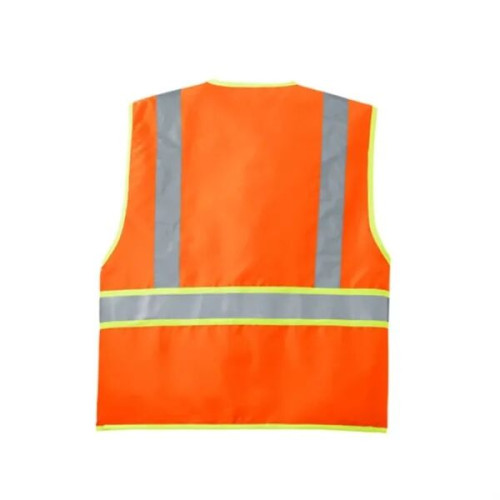 Recycled Hi Vis Class 2 Reflective Safety Vest W/ 4 Pockets