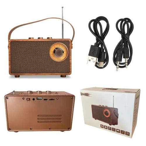 SonicWave Vintage Retro Bluetooth Speaker with USB, TF Card