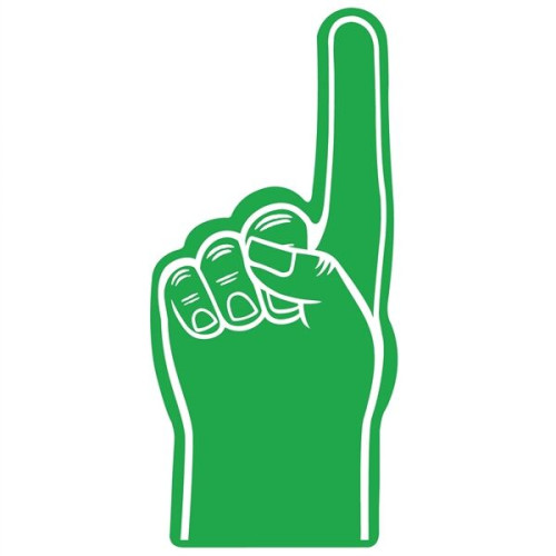 Giant Foam Hand POP Display