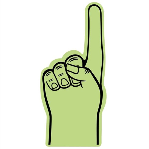 Giant Foam Hand POP Display