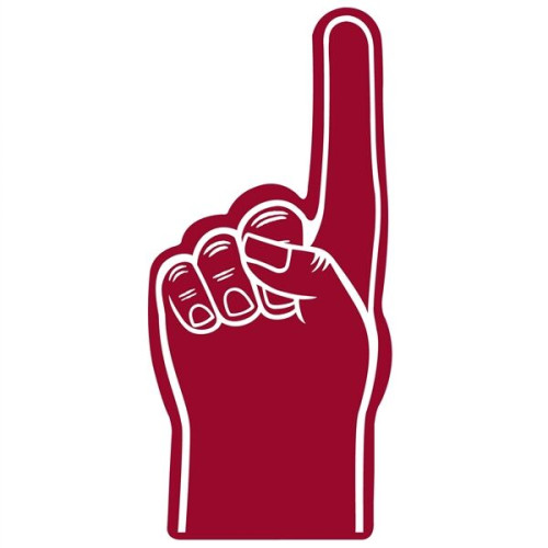 Giant Foam Hand POP Display