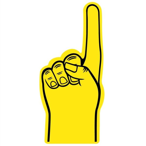 Giant Foam Hand POP Display