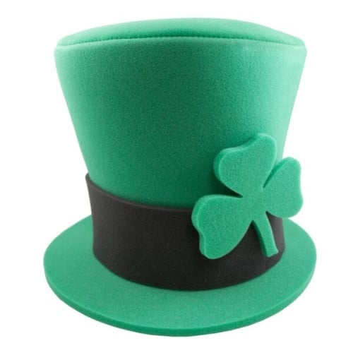 Large Irish Foam Top Hat