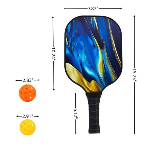 Carbon Fiber Pickleball Paddle Set