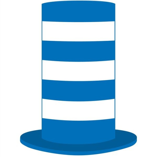 Foam Stove Pipe Tall Top Hat