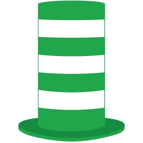 Foam Stove Pipe Tall Top Hat