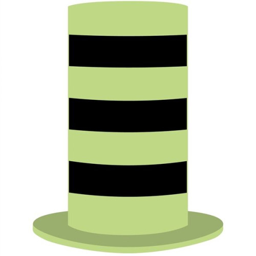 Foam Stove Pipe Tall Top Hat