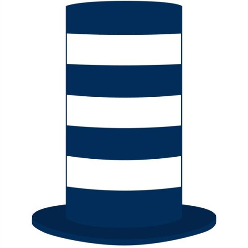 Foam Stove Pipe Tall Top Hat