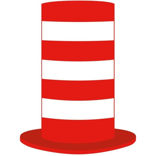 Foam Stove Pipe Tall Top Hat