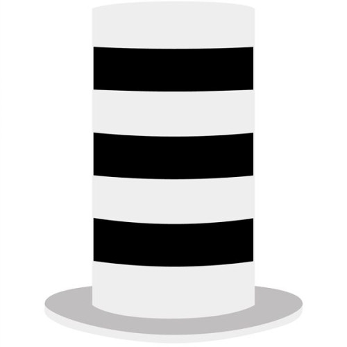 Foam Stove Pipe Tall Top Hat