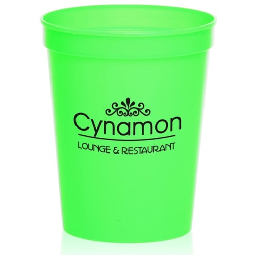 16 oz Reusable Plastic Stadium Cup