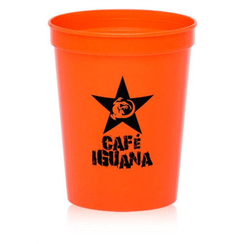 16 oz Reusable Plastic Stadium Cup