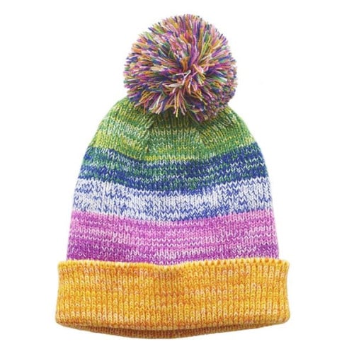 Bodga Multi-Color Knitted PomPom Beanies