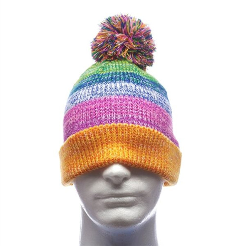 Bodga Multi-Color Knitted PomPom Beanies