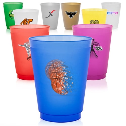 16 oz. Frost Flex Frosted Plastic Stadium Cup