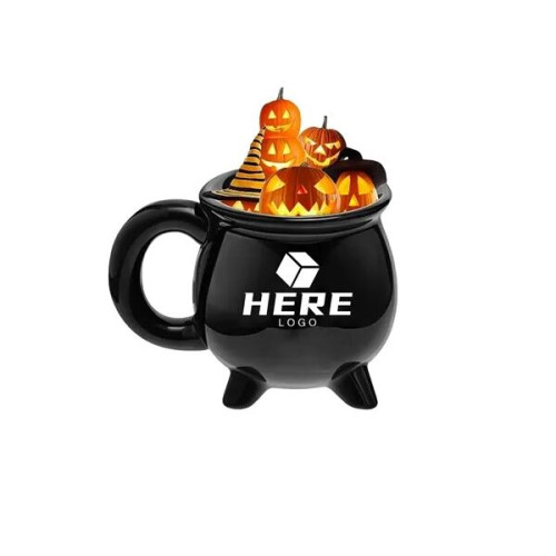 Witches Brew Cauldron Stoneware Mug