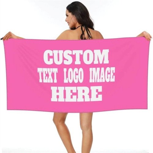 100% Cotton Velour Beach Towel - 30" X 60"