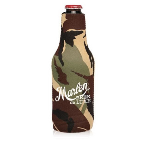 Neoprene Zippered Beer Bottle Custom Coolies