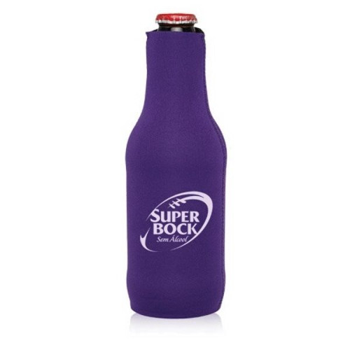 Neoprene Zippered Beer Bottle Custom Coolies