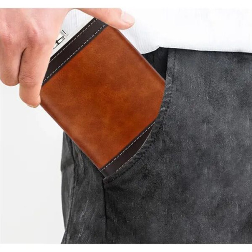 8 Oz. Leather Wrapped Stainless Steel Flask