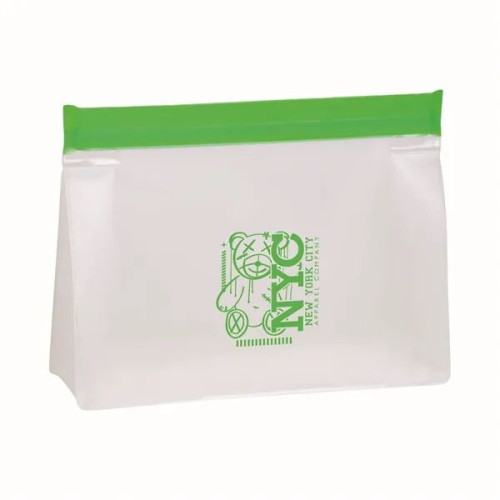 PEVA Reusable Zip Lock Storage Bag with Gusset
