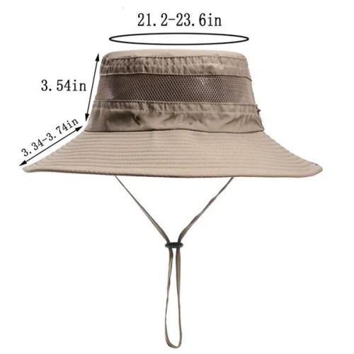 Outdoor Sun Hat With Adjustable Strap