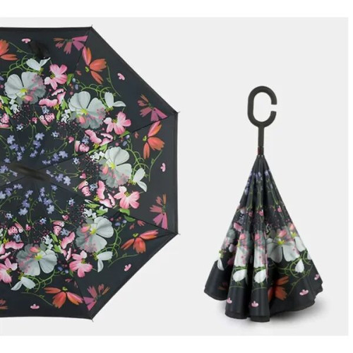 Double Layer Inverted Umbrella With C-Shaped Handle