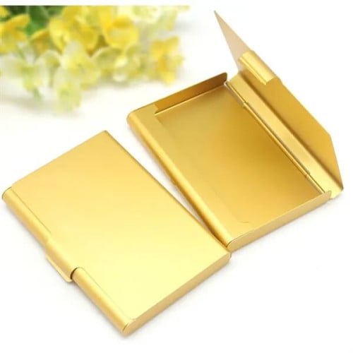 Aluminum Business Card Holder With Large Capacity