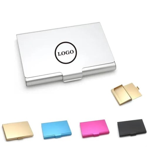 Aluminum Business Card Holder With Large Capacity