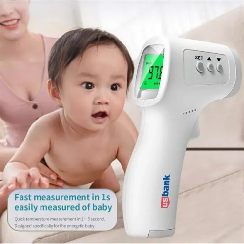 No-Touch Infrared Thermometer with Smart LED Backlight