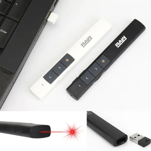 Presentation Clicker with 100m Range & Red Laser Pointer