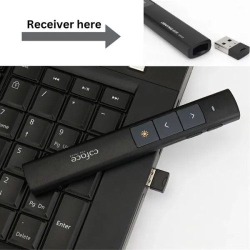 Presentation Clicker with 100m Range & Red Laser Pointer