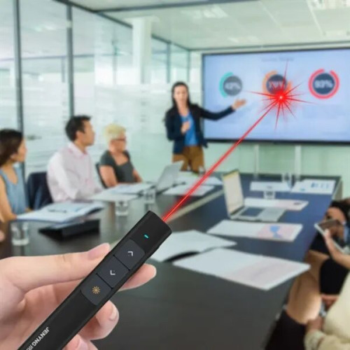 Presentation Clicker with 100m Range & Red Laser Pointer