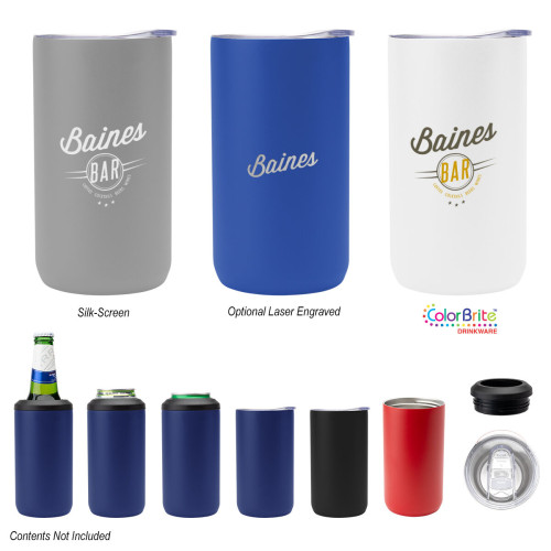 12 Oz. 4-In-1 Double Walled Can Cooler