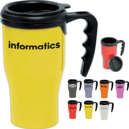 14oz. Insulated Plastic Travel Mugs