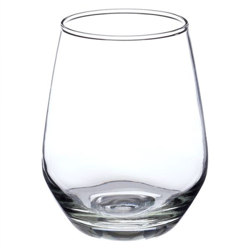 12 oz. Silicia Stemless Wine Glasses