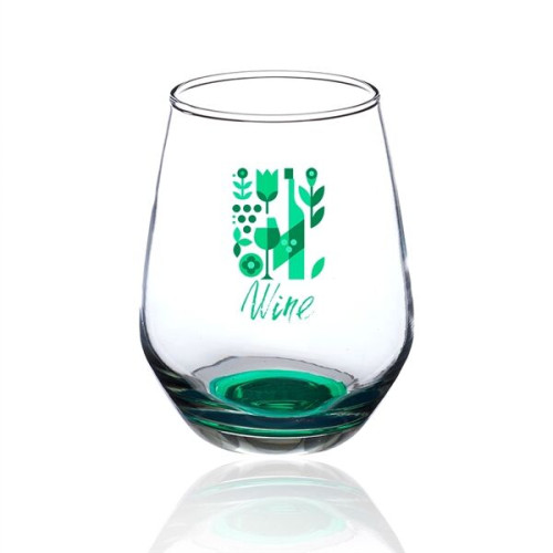 12 oz. Silicia Stemless Wine Glasses