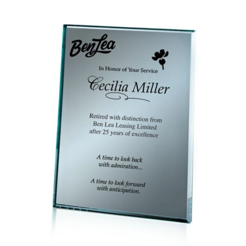 Mirror Plaque - Silver