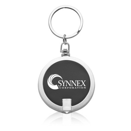 Round LED key chain