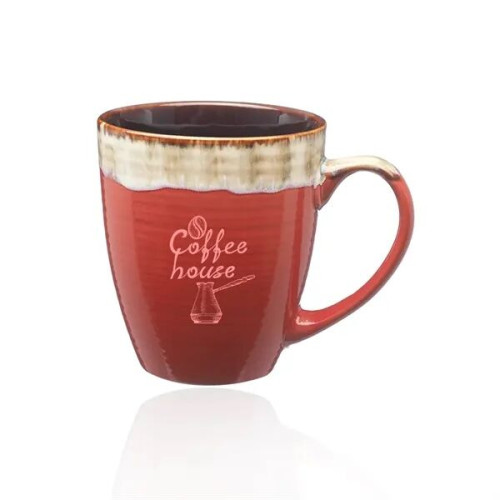 17 oz. Water Color Drip Ceramic Mug