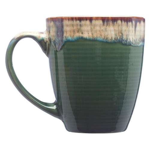 17 oz. Water Color Drip Ceramic Mug